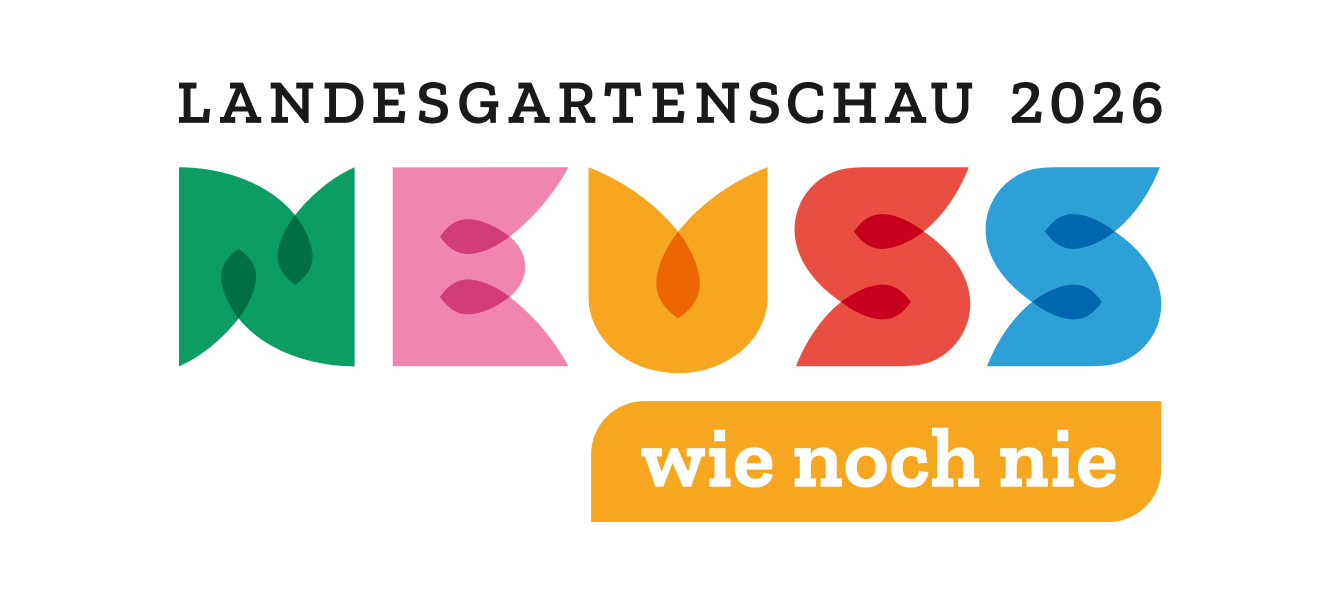 Logo LAGA Neuss Claim Hellorange