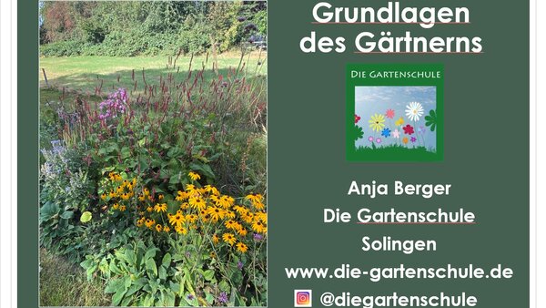 Grundlagen des Gärtnerns