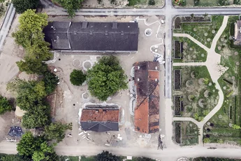 Die ehemaligen Stallgebäude des Hammfeldhofs