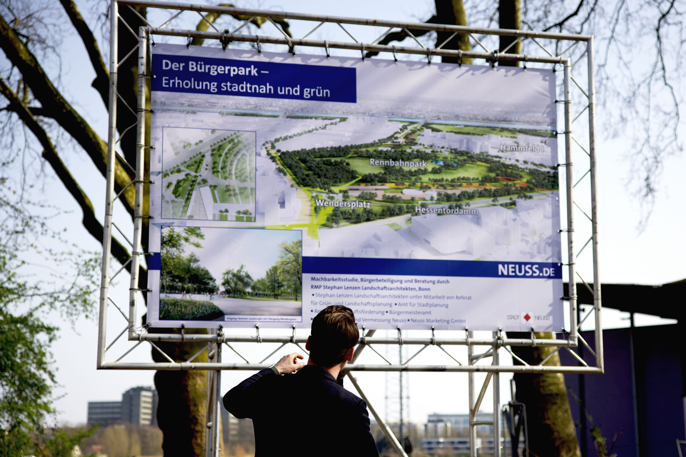 Gute Aussichten: Perspektiven für einen neuen Bürgerpark. | Foto: Stadt Neuss